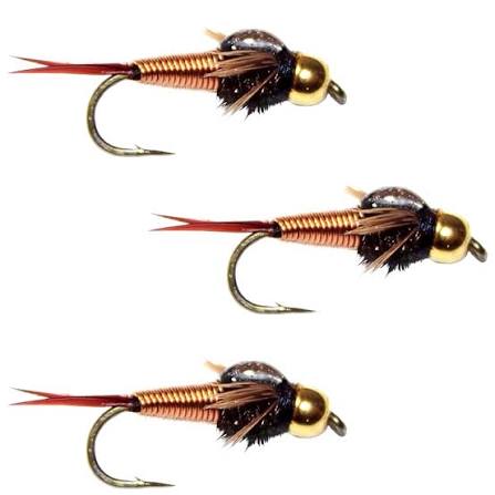 12 Copper John Bronze Body /Gold Bead