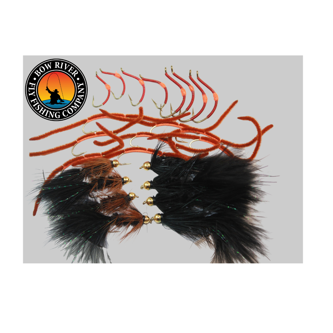 Worm and Leech Combo 24 flies $19.95